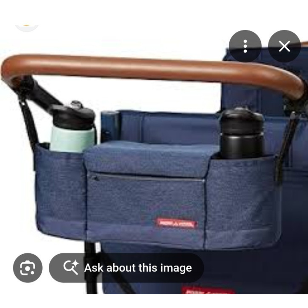 Radio Flyer Stroll N Wagon Stroller Organizer Bag Navy Blue Parent Caddy